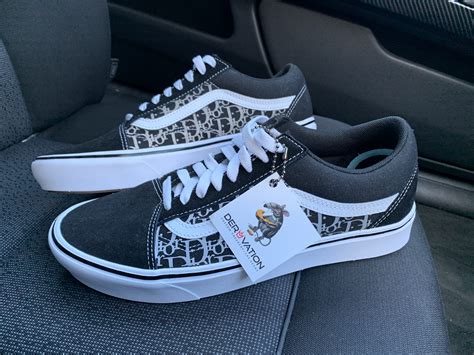 custom dior vans|Dior sneakers for man price.